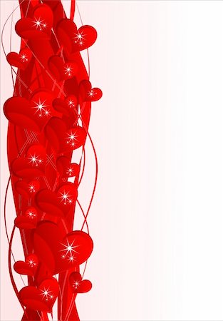 simsearch:400-03986920,k - Valentine's Day background with hearts. Vector illustration. Stock Photo - Budget Royalty-Free & Subscription, Code: 400-04301081