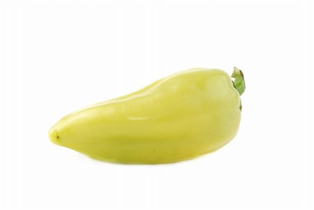 simsearch:400-06092107,k - Green sweet pepper on a white background. Vegetables. Fotografie stock - Microstock e Abbonamento, Codice: 400-04301202