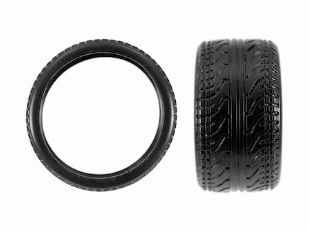 simsearch:400-04746076,k - Low profile tires isolated on white background Stock Photo - Budget Royalty-Free & Subscription, Code: 400-04301281