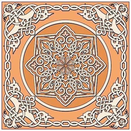 Ancient old russian vector pattern Photographie de stock - Aubaine LD & Abonnement, Code: 400-04301846