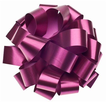 simsearch:600-02264797,k - Large Metallic Purple Gift Bow Isolated on White with a Clipping Path. Fotografie stock - Microstock e Abbonamento, Codice: 400-04302223