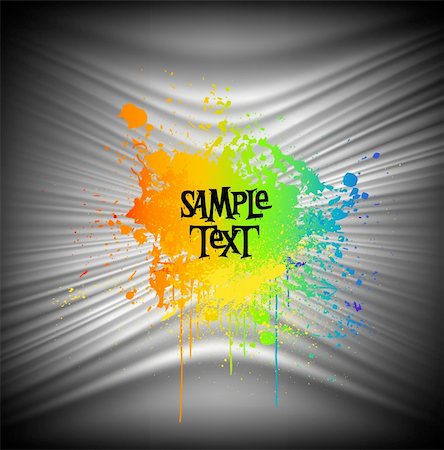 simsearch:400-05245783,k - Abstract paint splash background. Colorful spots and sprays on a white. Vector illustration. Photographie de stock - Aubaine LD & Abonnement, Code: 400-04303096