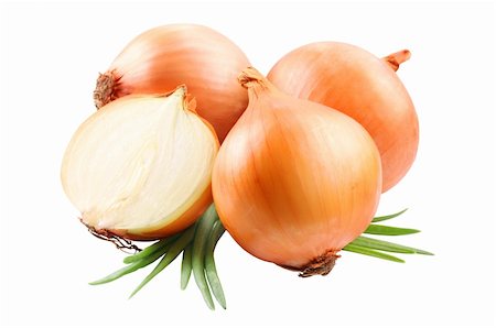 simsearch:400-04886822,k - fresh golden onion isolated on white background Photographie de stock - Aubaine LD & Abonnement, Code: 400-04303182