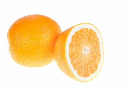 simsearch:400-05316300,k - fresh oranges, photo on the white background Stock Photo - Budget Royalty-Free & Subscription, Code: 400-04303529