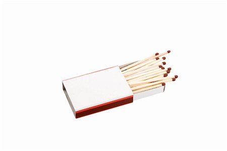 A matchbox with blank label and white background Stock Photo - Budget Royalty-Free & Subscription, Code: 400-04303584