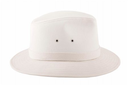 white fashion hat for safari, travel concept Stock Photo - Budget Royalty-Free & Subscription, Code: 400-04303583