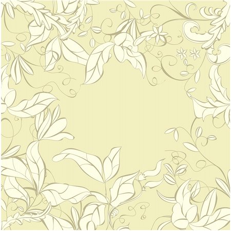 simsearch:400-04698000,k - Background with floral element Fotografie stock - Microstock e Abbonamento, Codice: 400-04314647