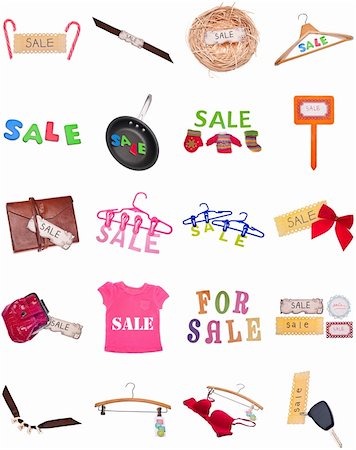 shirt on hanger - Collection of SALE Signs for a Variety of Uses. Stock Photo - Budget Royalty-Free & Subscription, Code: 400-04314969