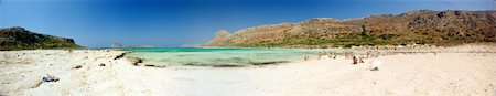 sun bather - The beach of Balos in Crete. A "tropical" Mediterranean beach. Stock Photo - Budget Royalty-Free & Subscription, Code: 400-04315187