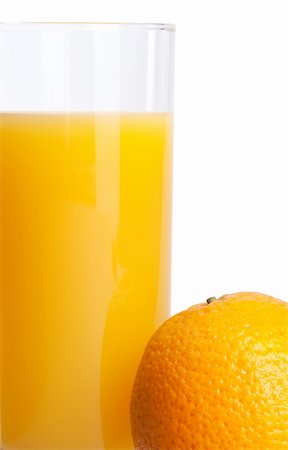 simsearch:400-04552087,k - juice orange isolated on white Foto de stock - Royalty-Free Super Valor e Assinatura, Número: 400-04316315