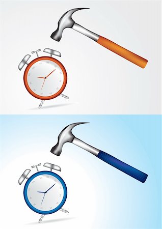 Beat the time concept - vector illustration Stock Photo - Budget Royalty-Free & Subscription, Code: 400-04316834