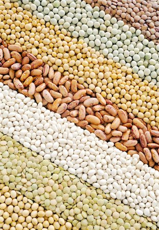 simsearch:400-04317325,k - Mixture of dried lentils, peas, soybeans, beans  - background Stock Photo - Budget Royalty-Free & Subscription, Code: 400-04317324