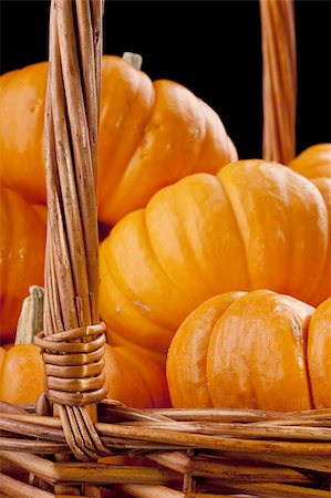simsearch:400-05714074,k - Small orange pumpkins symbolising autumn holidays and used in decorative works. Foto de stock - Royalty-Free Super Valor e Assinatura, Número: 400-04317461