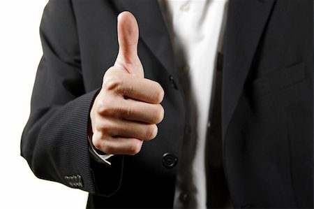simsearch:400-03952911,k - Business man showing thumb up Stock Photo - Budget Royalty-Free & Subscription, Code: 400-04317709