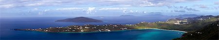View of Magens Bay - the world famous beach on St Thomas in the US Virgin Islands Stock Photo - Budget Royalty-Free & Subscription, Code: 400-04317716