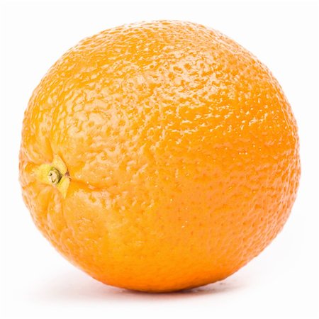simsearch:400-05381130,k - fresh natural orange isolated on white background Stock Photo - Budget Royalty-Free & Subscription, Code: 400-04318167