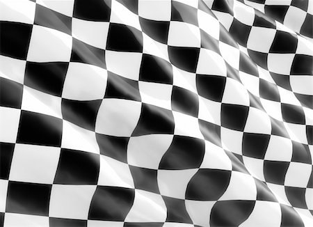 checkered racing Flag 3d rendering Stock Photo - Budget Royalty-Free & Subscription, Code: 400-04318621
