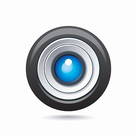 simsearch:400-06915716,k - lens icon Stock Photo - Budget Royalty-Free & Subscription, Code: 400-04319427