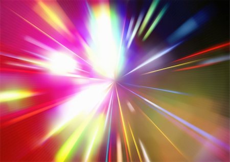 simsearch:400-04182048,k - Vector illustration of abstract background with blurred magic neon color light rays Fotografie stock - Microstock e Abbonamento, Codice: 400-04310153