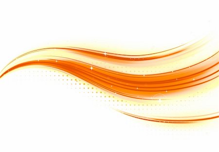 Vector illustration of abstract background made of color splashes and orange curved lines Stock Photo - Budget Royalty-Free & Subscription, Code: 400-04310178