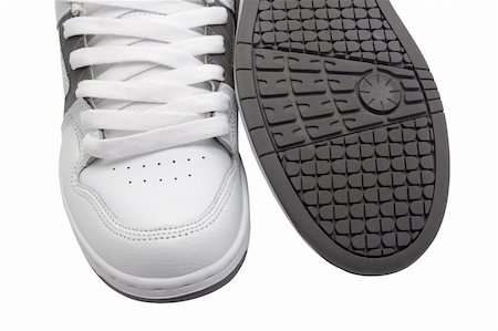 simsearch:400-05253747,k - Sneakers isolated on white background Photographie de stock - Aubaine LD & Abonnement, Code: 400-04310589