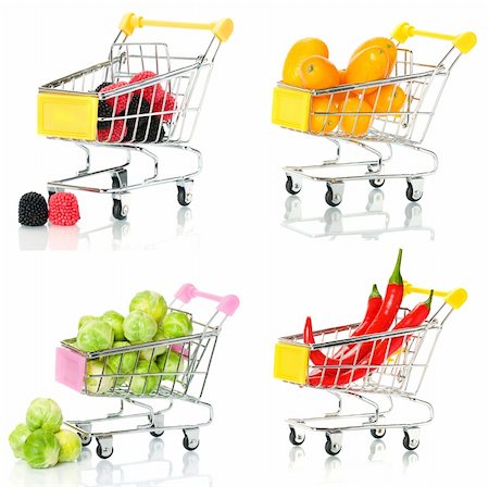 simsearch:400-04962399,k - Products in the shopping cart. set. Stockbilder - Microstock & Abonnement, Bildnummer: 400-04310777