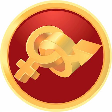 simsearch:400-04747123,k - Signs Venus and Mars - symbols of the man and the woman in a vector Stockbilder - Microstock & Abonnement, Bildnummer: 400-04311663