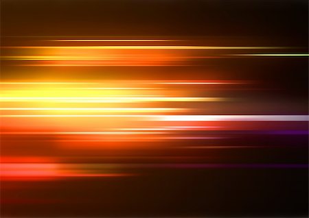 simsearch:400-04184640,k - Vektor-Illustration abstrakt mit verschwommenen magische orange Neonleuchten Stockbilder - Microstock & Abonnement, Bildnummer: 400-04312276