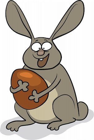 sky to paint cartoon - Easter Rabbit Stock Photo - Budget Royalty-Free & Subscription, Code: 400-04313066