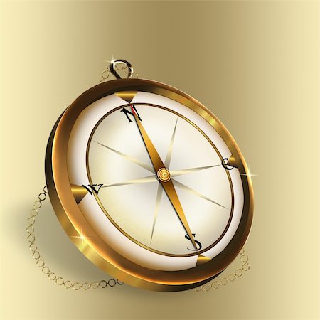 simsearch:859-03039351,k - Old brass compass. Photographie de stock - Aubaine LD & Abonnement, Code: 400-04313524