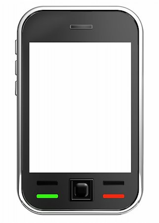 simsearch:400-06568351,k - 3d rendering smart phone Stockbilder - Microstock & Abonnement, Bildnummer: 400-04313534