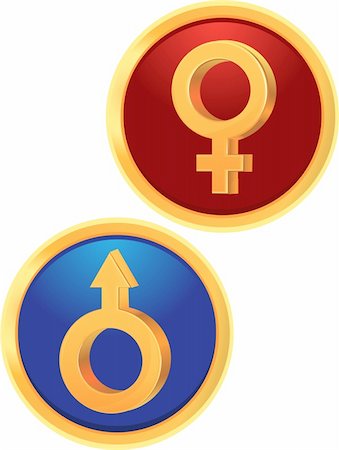 simsearch:400-04747123,k - Signs Venus and Mars - symbols of the man and the woman in a vector Stockbilder - Microstock & Abonnement, Bildnummer: 400-04313815
