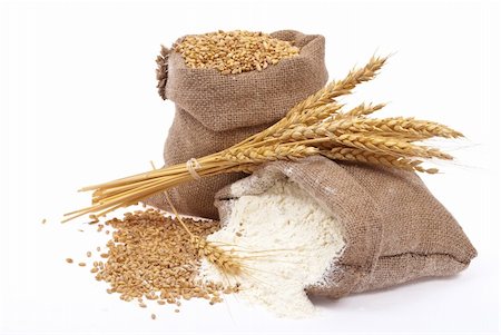 simsearch:400-08428404,k - Flour and wheat grain Stock Photo - Budget Royalty-Free & Subscription, Code: 400-04313904