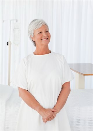 Happy  woman in a hospital Stock Photo - Budget Royalty-Free & Subscription, Code: 400-04324375