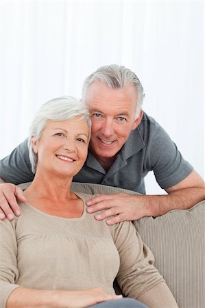 Lovers hugging while they are looking at the camera Stock Photo - Budget Royalty-Free & Subscription, Code: 400-04324518