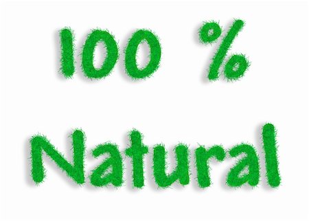 illustration for the 100% natural products Stock Photo - Budget Royalty-Free & Subscription, Code: 400-04324658