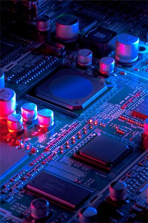 electronic components - Background can use the Internet, print advertising and design Photographie de stock - Aubaine LD & Abonnement, Code: 400-04324732