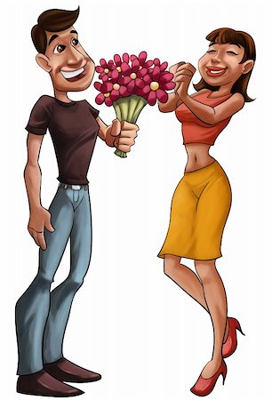 simsearch:400-04294764,k - happy couple date in the valentine day Foto de stock - Royalty-Free Super Valor e Assinatura, Número: 400-04325714