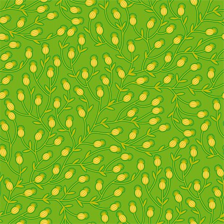 Seamless pattern about nature in springtime  Select all the art and drop it into your swatches palette to create an Adobe Illustrator pattern. Stockbilder - Microstock & Abonnement, Bildnummer: 400-04326031