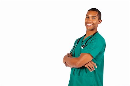 Smiling young doctor Stock Photo - Budget Royalty-Free & Subscription, Code: 400-04327017