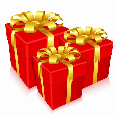 simsearch:400-05674434,k - illustration of gift box on isolated background Stock Photo - Budget Royalty-Free & Subscription, Code: 400-04327134