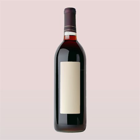 fthes (artist) - photo realistic wine bottle with a blank label Stockbilder - Microstock & Abonnement, Bildnummer: 400-04327944