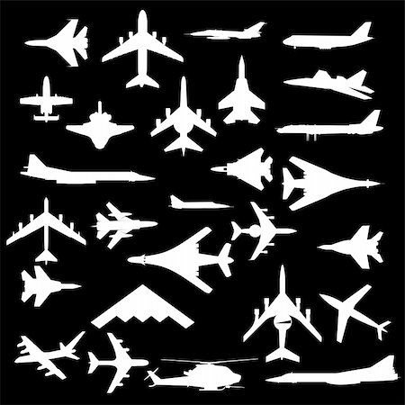 simsearch:400-04270337,k - Combat aircraft. Team.  vector illustration for designers Foto de stock - Super Valor sin royalties y Suscripción, Código: 400-04329217