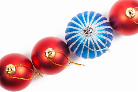 simsearch:400-07123692,k - Christmas decoration isolated on the white background Stock Photo - Budget Royalty-Free & Subscription, Code: 400-04329732