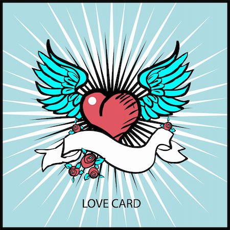 simsearch:400-04667661,k - Love heart card, poster, fake paper letter Photographie de stock - Aubaine LD & Abonnement, Code: 400-04320508