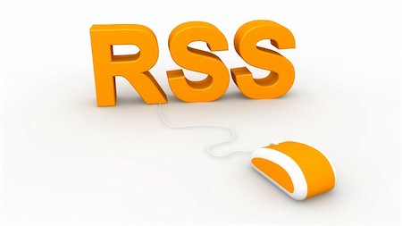 RSS Concept Stock Photo - Budget Royalty-Free & Subscription, Code: 400-04321463