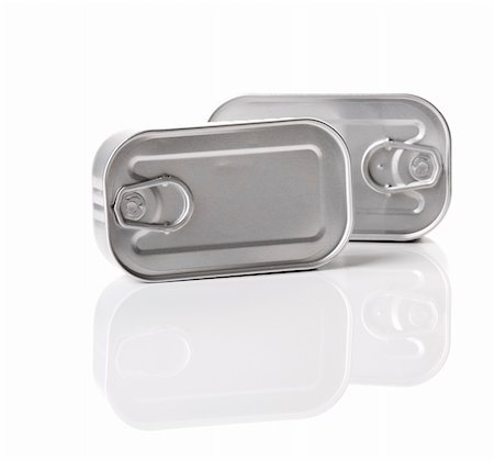 picture of fish packaging - Sardine tin isolated over a  white background Stock Photo - Budget Royalty-Free & Subscription, Code: 400-04322152