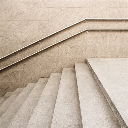 simsearch:400-06138811,k - Empty modern building stairway composition Photographie de stock - Aubaine LD & Abonnement, Code: 400-04322771