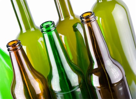 empty soft drink glass bottles - empty color bottles Stock Photo - Budget Royalty-Free & Subscription, Code: 400-04322916