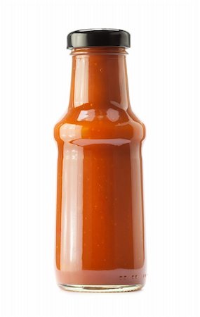 ketchup bottle on a white background Stock Photo - Budget Royalty-Free & Subscription, Code: 400-04322986